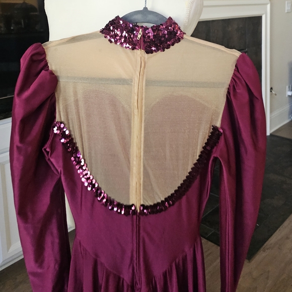New Creation International Texas skating cristals  ice dance dress M - Picture 5 of 16